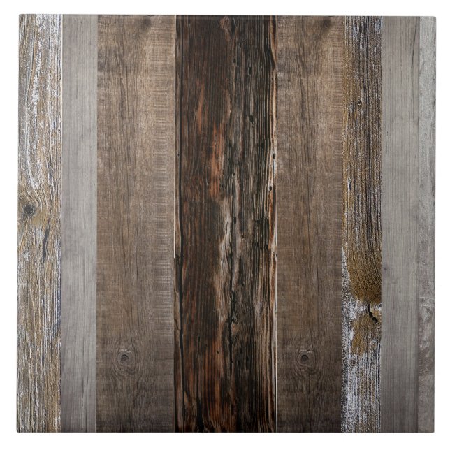 Carreau Barres Récupérées Bois rustique (Devant)