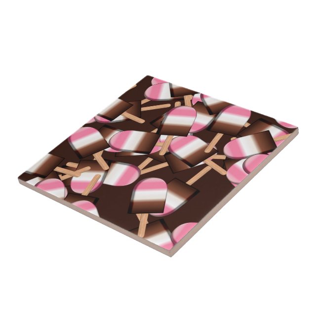 Carreau Bars à crème glacée napolitaine 2 TILE CÉRAMIQUE (Côté)
