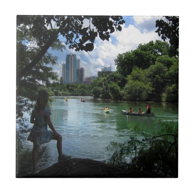 Carreau Barton Creek / Ladybird Lake - Austin, Texas (Devant)