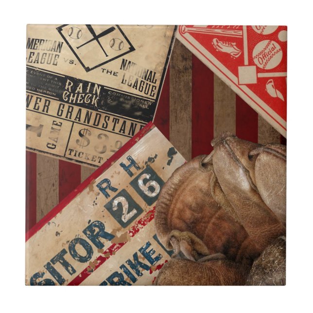 Carreau Base-ball vintage (Devant)