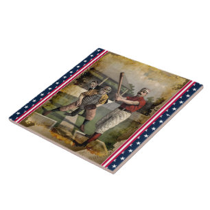Carreau Baseball : Carrelage en céramique Vintage