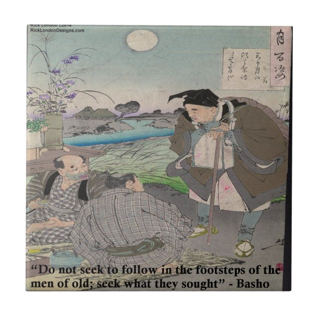 Carreau Basho & Citation Célèbre (Devant)