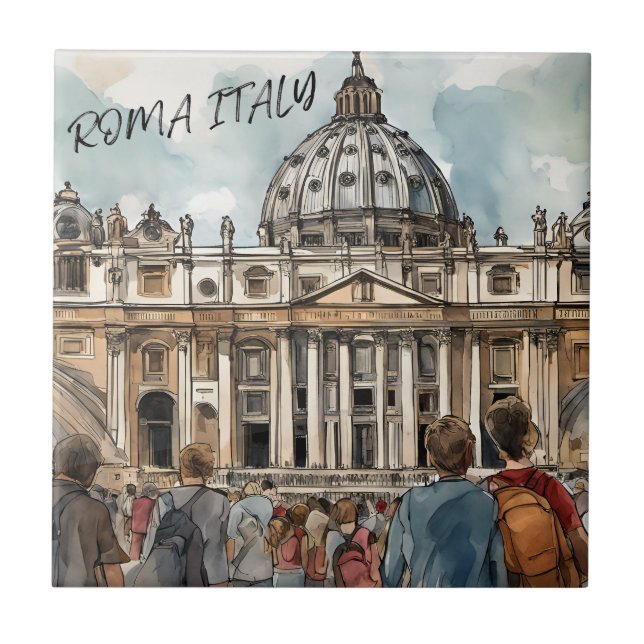 Carreau Basilicate de Saint-Pierre de San Pietro (Devant)