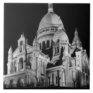 Carreau Basilique du Sacré-Cœur de Paris vintage