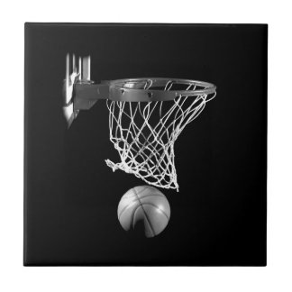 Carreau Basket-ball noir et blanc