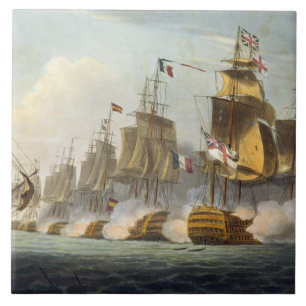 Carreau Bataille de Trafalgar, le 21 octobre 1805, de '