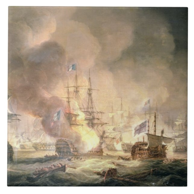 Carreau Bataille du Nil, le 1er août 1798 à 22h, 1834 (Devant)