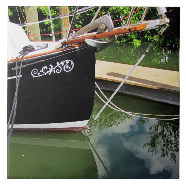 Carreau Bateau à voile Bow Sprit sur Carrelage en céramiqu (Devant)