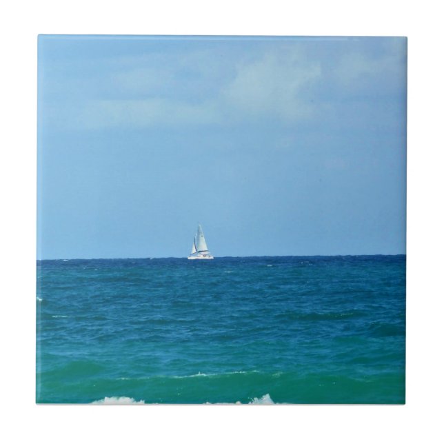 Carreau Bateau à voile, Fort Lauderdale, Floride (Devant)