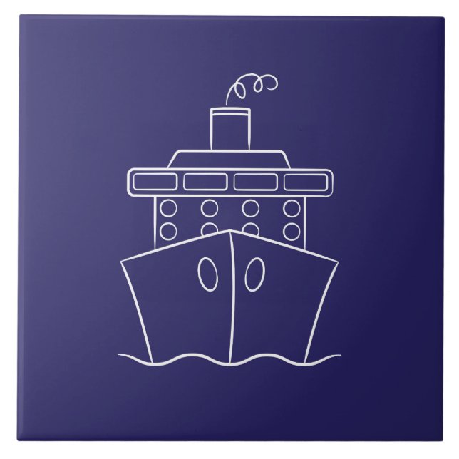 Carreau Bateau de croisière (Devant)