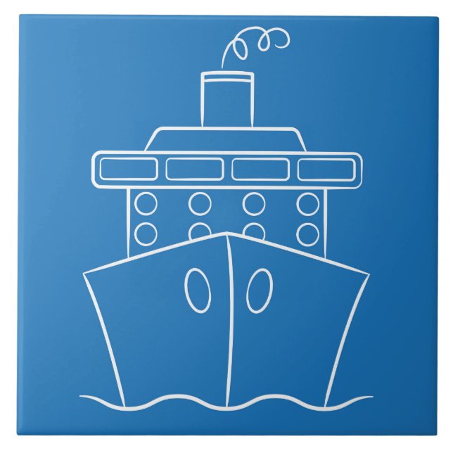 Carreau Bateau de croisière (Devant)