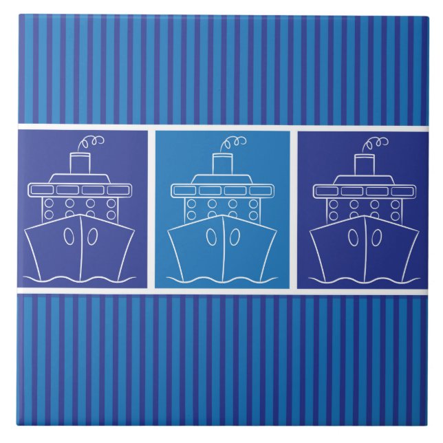 Carreau Bateau de croisière (Devant)