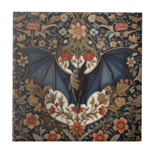 Carreau Bateau volant - Moderne William Morris Floral
