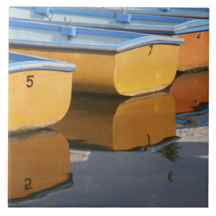 Carreau Bateaux à rames de Henley-on-Thames sur la rivière