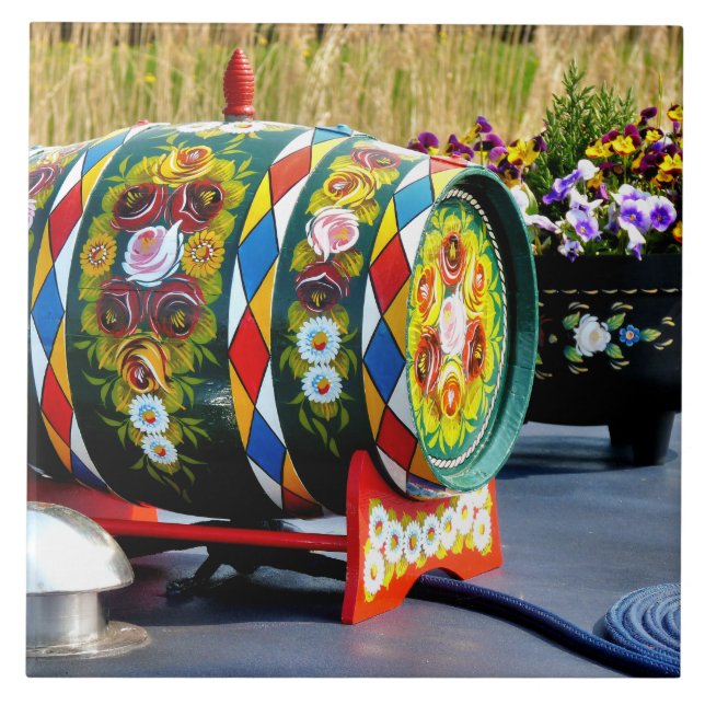 CARREAU BATEAUX DE CANAL (Devant)