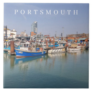 Carreau Bateaux Portsmouth vue céramique