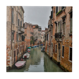 Carreau Bâtiments le long des canaux de Venise