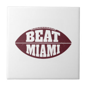 Carreau Battez Miami Vintage Aggie Football Gameday samedi