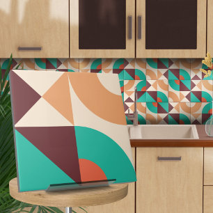 Carreau Bauhaus géométrique abstrait N7