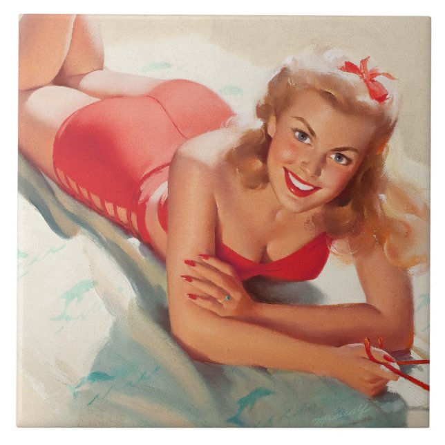 Carreau Beach Girl (Devant)