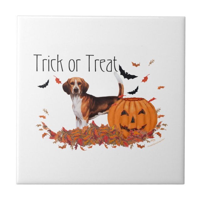 Carreau Beagle Halloween (Devant)