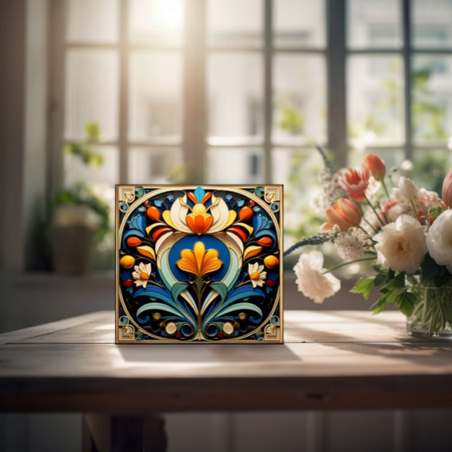 Carreau Beau carrelage Art Déco Abstrait (Créateur téléchargé)