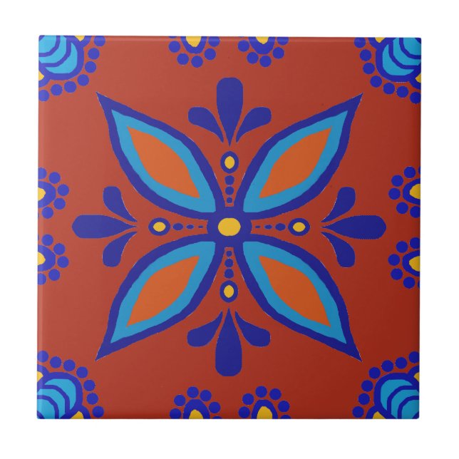 Carreau Beau Carrelage Boho Talavera (Devant)