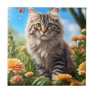 Carreau Beau chats beau jardin