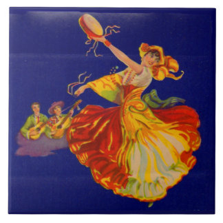 Carreau beau danseur espagnol