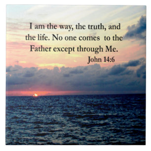 CARREAU BEAU JOHN 14:6 PHOTO DESIGN
