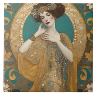 Carreau Beau Klimt inspiré Art, Donna de Rome, Gustav