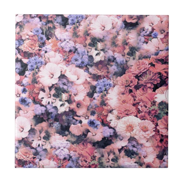 Carreau Beau printemps floral (Devant)