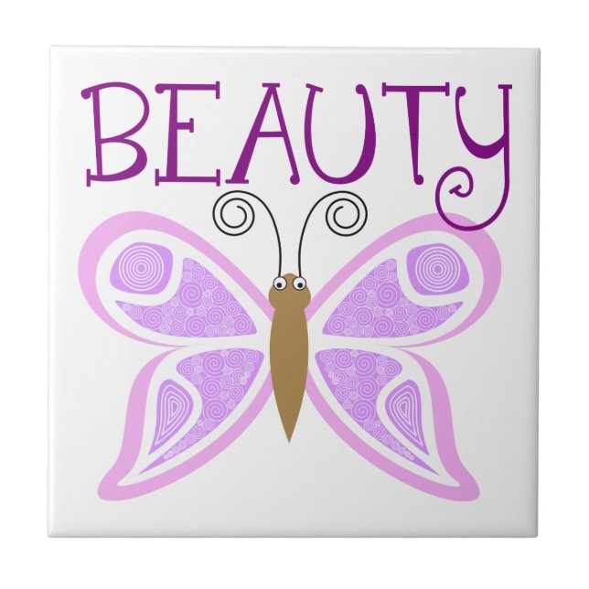 Carreau Beauté des papillons (Devant)