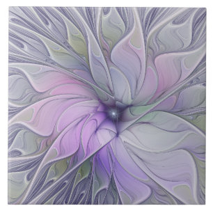 Carreau Beauté Époustouflante Art Abstrait Moderne Fleur F
