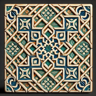 Carreau Beauté imparfaite - Art géométrique