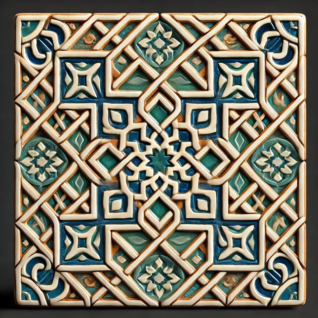 Carreau Beauté imparfaite - Art géométrique (Créateur téléchargé)