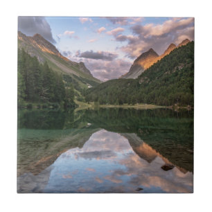 Carreau Beaux Alpes de Suisse du lac   Palpuogna