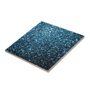 Carreau Bébé bleu clair faux parties scintillant scintille