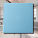Carreau Bébé bleu couleur solide | Classique | Élégant<br><div class="desc">Bébé bleu couleur solide | Classique | Élégant | tendance | Style | Cadeau</div>