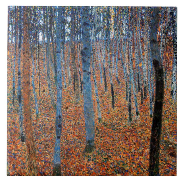 Carreau Beech Grove, Gustav Klimt (Devant)