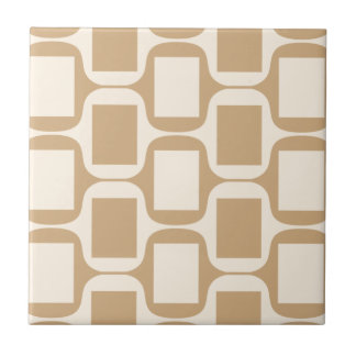 Carreau Beige et rectangles colorés par sable et courbes