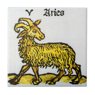 Carreau Bélier la Brebis dorée, Anciens Signes du Zodiaque
