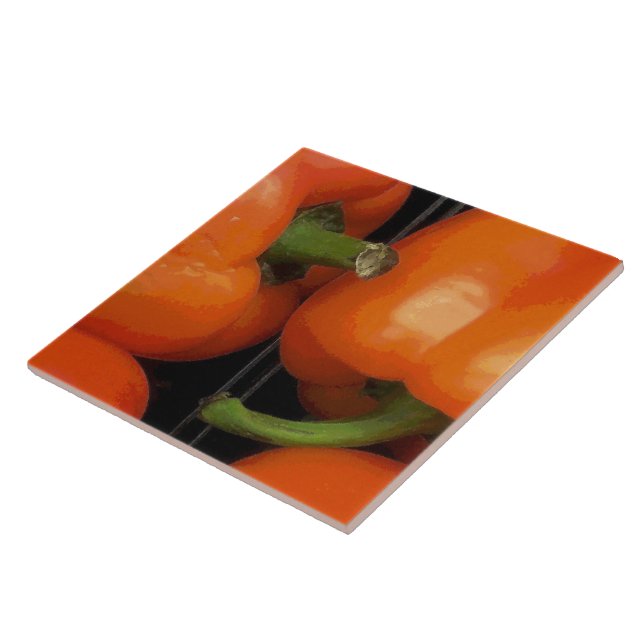 Carreau Bell Peppers au marché (Côté)