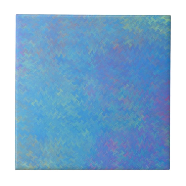 Carreau Belle apparence de papier marbré bleu (Devant)