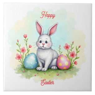Carreau Belle Collection de Lapin de Pâques Mignon
