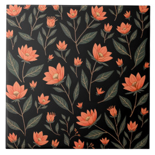 Carreau Belle Collection Florale Vintage populaire
