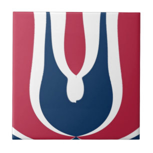 Carreau Belle couleur rouge, blanc, bleu texture Abstraite