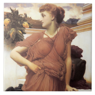 Carreau Belle Femme à la Fontaine