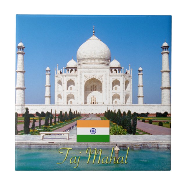 Carreau Belle pro photo du Taj Mahal Inde (Devant)