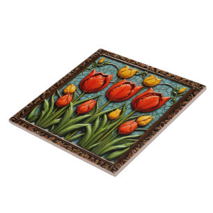 Carreau Belle Tulipes Collection populaire